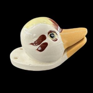 Art Pottery, Duck Head Apron or Towel Hanger , Smith Western Japan 5"L x 3"W